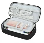YIYU Large Capacity Fabric Pencil Case Zipper Closure-School Office Use Stationery Makeup Case for Girls Boys Kids Students